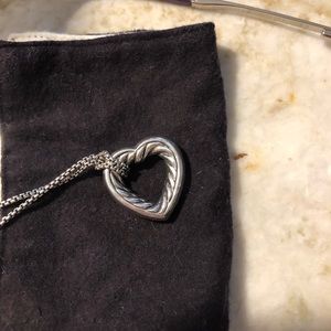 David Yurman floating heart necklace
